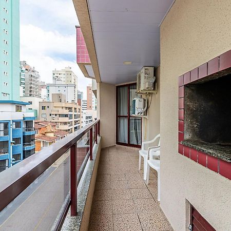 Apto pé na areia vista mar em Meia Praia EVB308 Itapema Exterior foto
